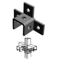 Strut Fitting Triple Wing Connector Six Hole(Model W19) (10)