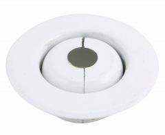Escutcheon Replacement 1pc Alum WH 501R Split w/ Skirt 3/4"