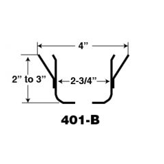 Escutcheon 2PC 401B Alum WH 3/4"IPS W/2.75LG Dia.Cup