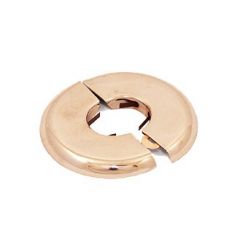 Wall Plate Heavy GA STL Brass 1-1/4"IPS=1-5/8"OD