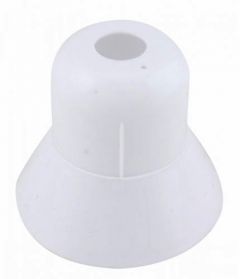 Escutcheon Plastic 2PC WH 1/2"401 Style