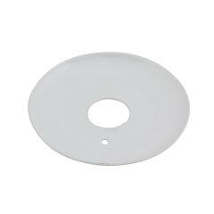 Escutcheon 1PC Alum (WH)  1/2"X1/2" IPS
