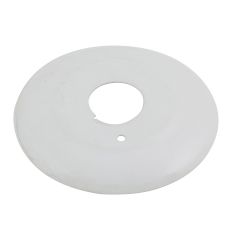 Escutcheon 1PC Alum (WH) 1-1/2"X1/2" IPS