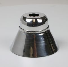 Escutcheon 2PC 400 SS 1/2"IPS(2-3/4"-4"Adj)3-3/4" Coverage