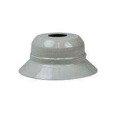 Escutcheon 2PC 403 Aluminum white 1/2" 3-1/4" Covrg 1"-1-3/8