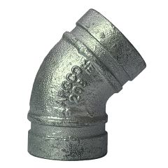 Grooved 45  6" Elbow Galv (003G)