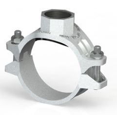 Mechanical Tee 8"x1-1/4" Thread Galv (302G)