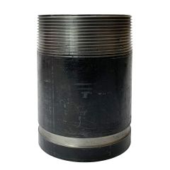 Pipe Nipple Steel Black 6" X 6" Threaded x Grooved