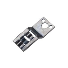 Eye Socket Offset Steel 3/8" Galvanized (#38 w-1/4" Holes)