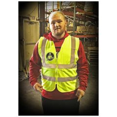 Safety Vest Yellow Large SAVINGS GUARANTEED