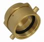FDC Single 2-1/2"NPT x 2-1/2" Swivel NST Brass(open snoot)