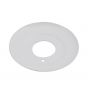 Escutcheon 1PC Alum (WH) 1/2" x 3/4" IPS