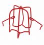 Fire Sprinkler Head Guard One Piece 2 Hook 3/4" IPS Red