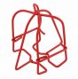 Fire Sprinkler Headguard 3/4" IPS 1PC 2 Hook Red