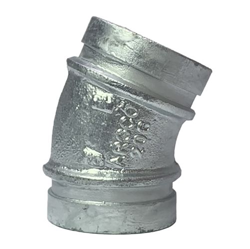 GALVANIZED Grooved 22.5 3" Elbow  (205+)