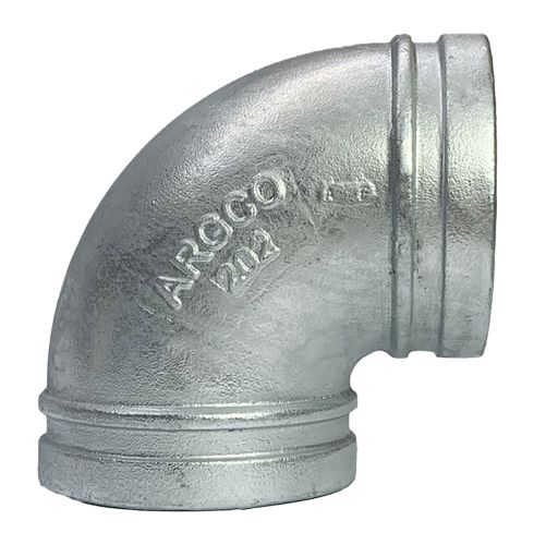 GALVANIZED Grvd  90 2-1/2" Elbow Short(202)