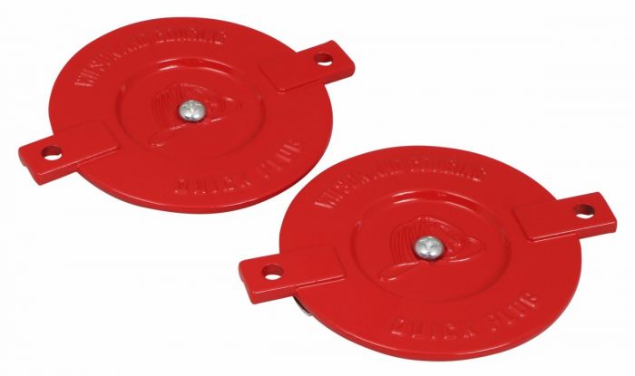 FDC Red Quick Plug Cast 2-1/2" w/Spreaders (Set of 2)