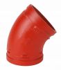 Grooved 45  12" Elbow