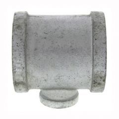 PIPE FITTING Malleable Galv Red Tee 1-1/2" x 1-1/2" x 1/2"