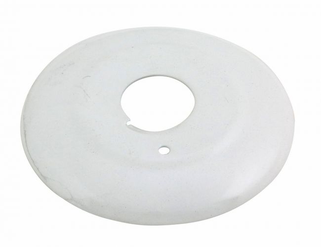 Escutcheon 1PC Steel (WH) 1/2 x 1/2 IPS