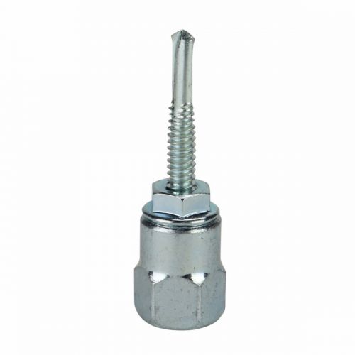 DEWALT Steel Bottom Mount 1/4-20 SHANK X 1-1/2" LENGTH WITH #5 NUT FOR 3/8" THREADED ROD