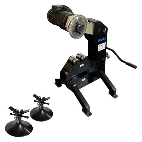 ARGCO HPC-12 Electric Hydraulic Pipe Cutting Machine 2"-12" with 2 Pipe Stands