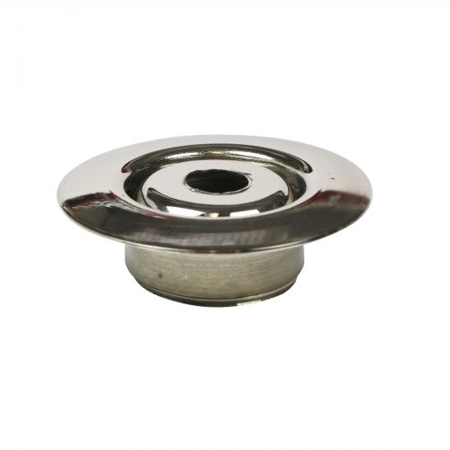 Escutcheon 2PC 501 Alum Flush/Rec 1/2" IPS(Flat-3/4"Adj) x 4" Coverage