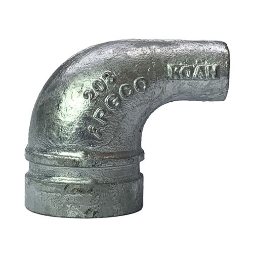 GALVANIZED End of Run Reducing 90 2" x 3/4" (203)