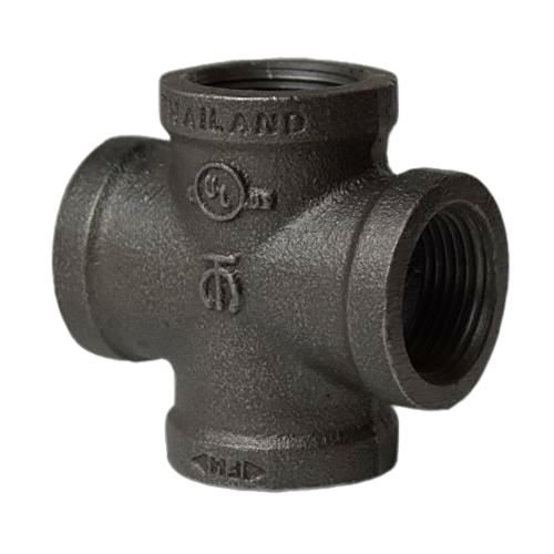 Pipe Fitting Ductile Iron Cross 1-1/2" x 1"
