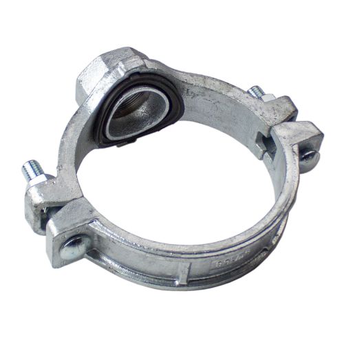GALVANIZED Mechanical Tee 4" x 1-1/4" Thread  (403)
