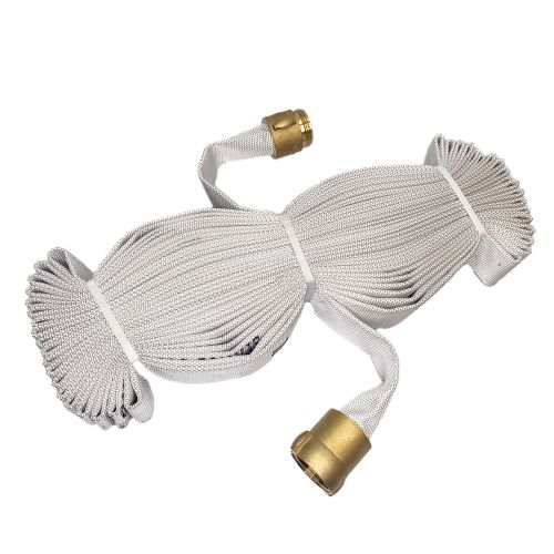Fire Hose 1-1/2" x 75' w/ Brass Couplings NST (UL)