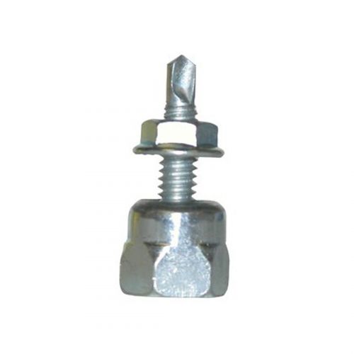 Sammy Steel DSTR-1.0 BOTTOM MOUNT 1/4-20 SHANK X 1" LENGTH WITH #3 NUT FOR 3/8" THREADED ROD