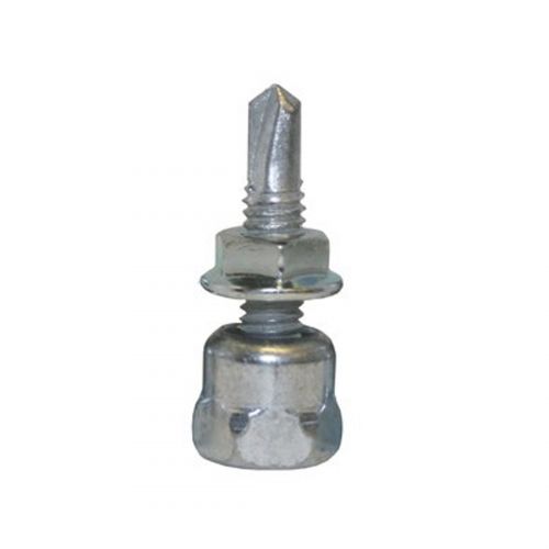 Sammy Steel DSTR-516 BOTTOM MOUNT 1/4-20 SHANK X 1" LENGTH WITH #3 NUT FOR 3/8" THREADED ROD