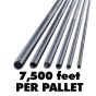 All Thread Rod Zinc plated 3/8" x 6' (sold by the pallet)