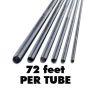 All Thread Rod Zinc plated 1/2 x 6' (sold by the tube)