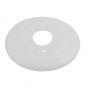 Escutcheon 1PC Alum (WH) 1-1/2"X1/2" IPS