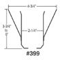 Escutcheon 2PC 399 AlUMINUM 1/2"IPS(3-3/4"TO 6"Adj)4-3/4"Cov