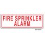 Sign Alum 6x2 Fire Sprinkler Alarm (100/1000/22#)
