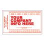 Sign Vinyl Personalized Decal 5x3 Inspection 5 YR (100/.6#)
