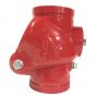 Fire Protection Grooved Check Valve 6" Ductile Iron Red