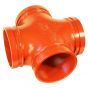 Grooved Straight Cross 4" Short Radius (401)