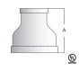 PIPE FITTING Malleable Galv Red Coupling 2"x1"(18/36/50#)