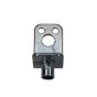 Angle Bracket Tapped Galv. 3/8" w/ Knurled Nut LAG/DR Screw