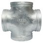 GALVANIZED Grooved Straight Cross 5" Short Radius  (401)