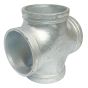 GALVANIZED Grooved Straight Cross 3" Short Radius (401)