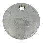 GALVANIZED Grooved End Cap 2" W/Hole 1" (602)