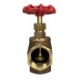 Angle Valve 1" NPT thread 200# w/Rubber Seat