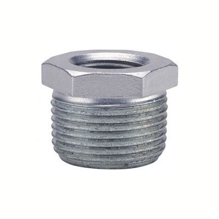 Pipe Fitting Malleable Galvanized Iron Bushing 4" x 2"